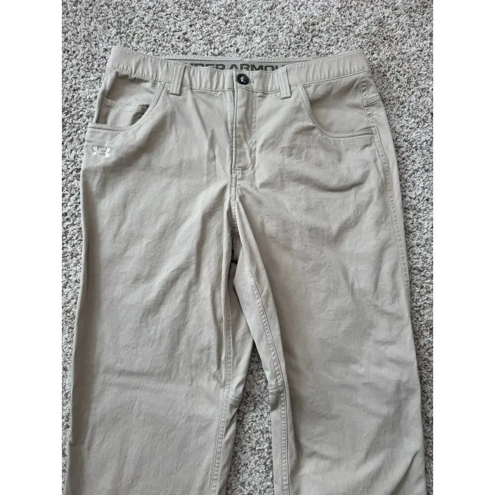 UNDER ARMOUR Men's performance Material Pants SIZE 32X32, Lightweight